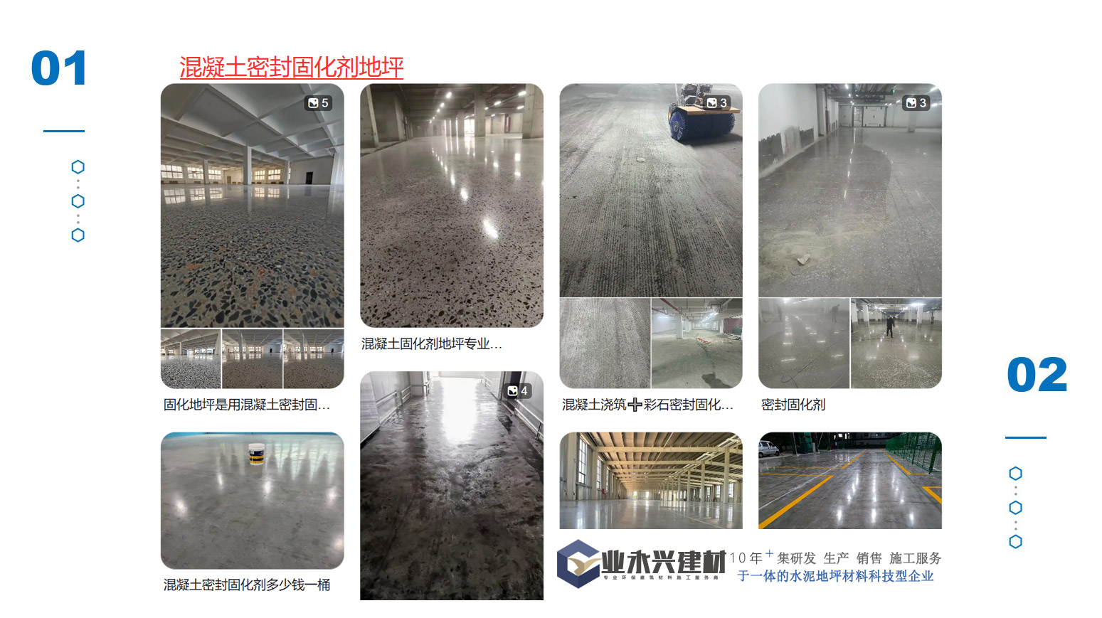 混凝土密封固化剂地坪